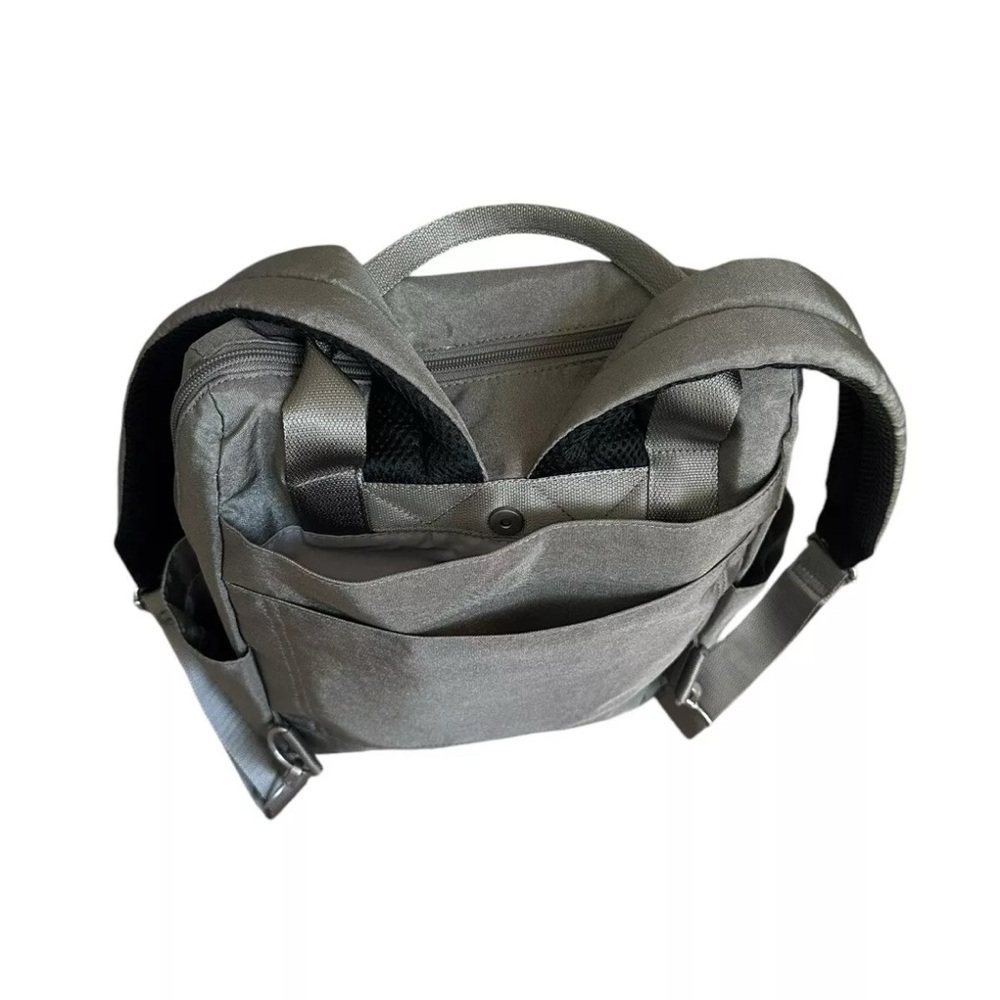 Baggallini Gray Metallic Backpack - Picture 5 of 13